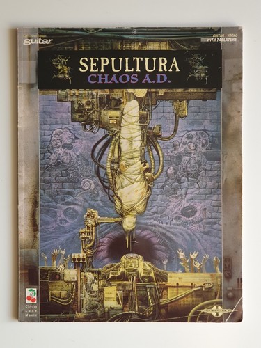 Sepultura chaos guitar - chaos, a.d.