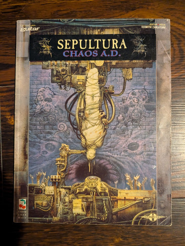 Sepultura chaos guitar - sepultura,