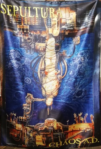 Sepultura chaos flag - sepultura, a.d.